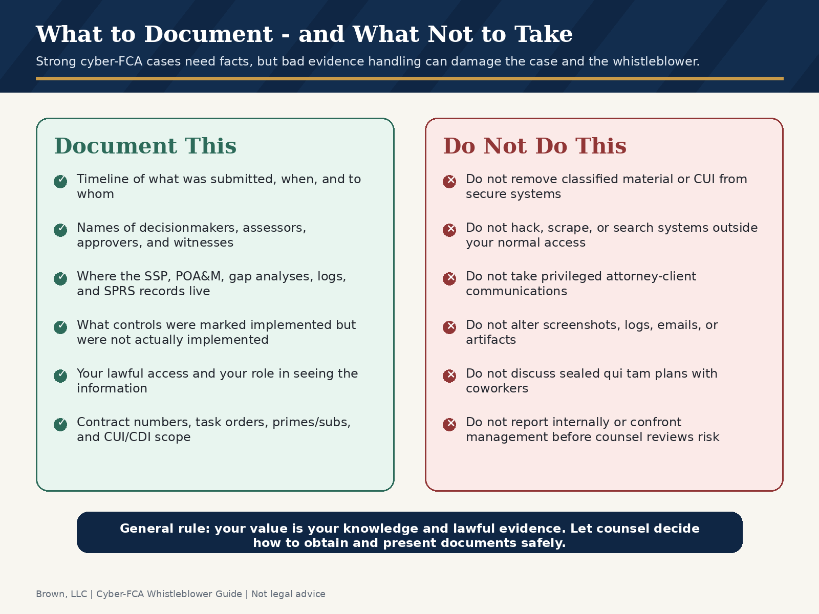 evidence-handling-document-vs-do-not-take