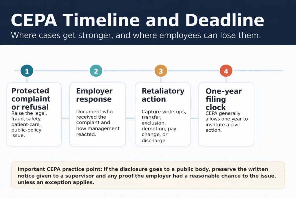 CEPA timeline and deadline