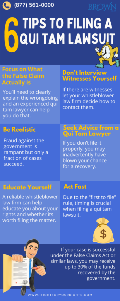 Tips to Filing a Qui Tam
