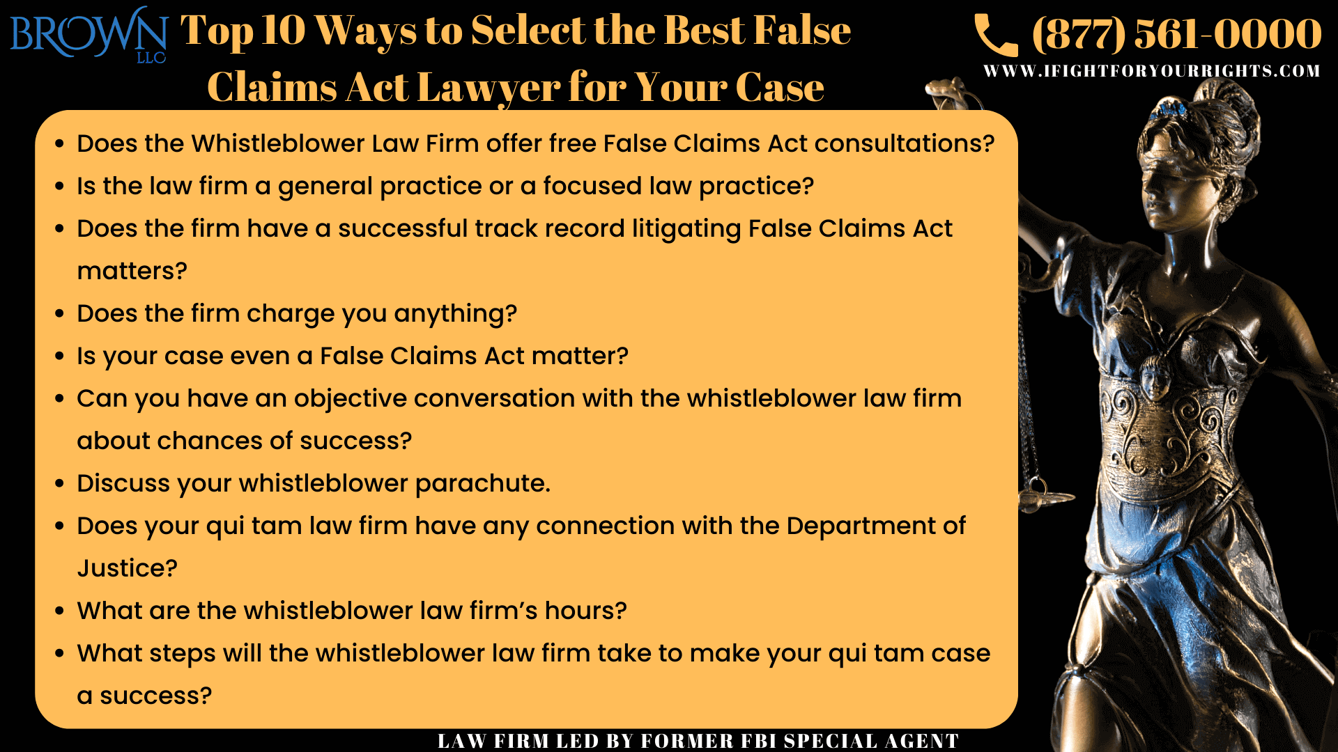 Top 10 Ways to Select the Best False Claims Act Lawyer for Your Case