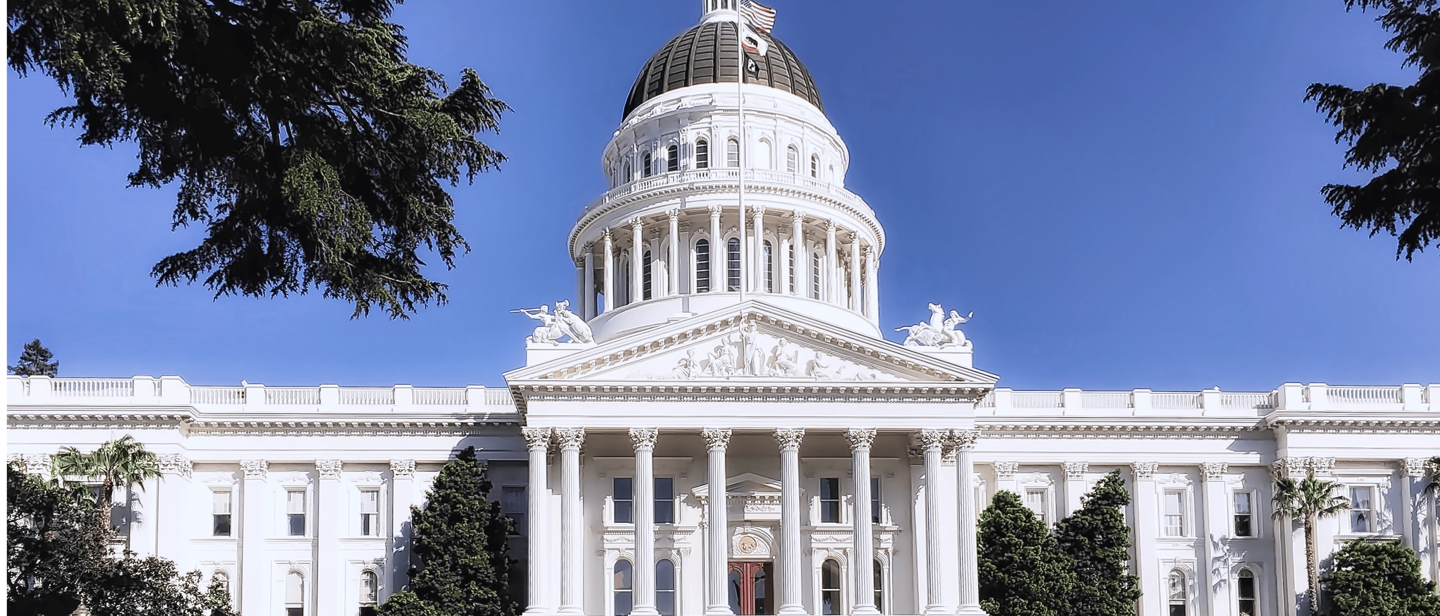 The California state capitol building in sacramento